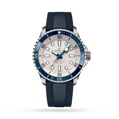 Montre Breitling Superocean Automatic 42 Acier inoxydable bracelet caoutchouc A17375E71G1S1
