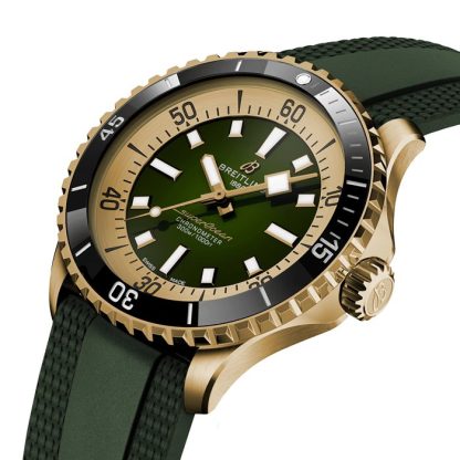 Montre Breitling Superocean Automatic 42 Bronze Rubber Strap N17375201L1S1 – Image 2