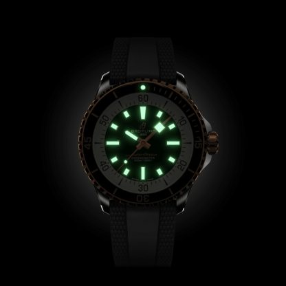 Montre Breitling Superocean Automatic 42 en acier inoxydable et or rouge 18k U17375211B1S1 – Image 5