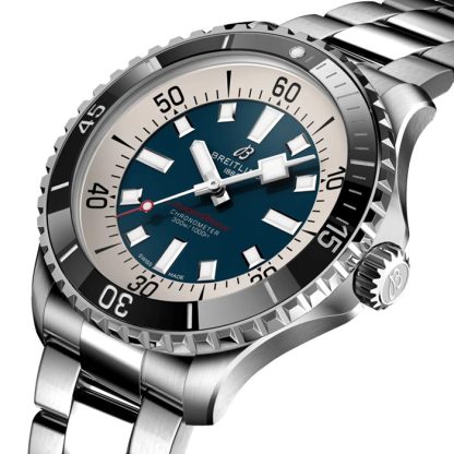 Montre Breitling Superocean Automatic 44 Acier inoxydable Bleu A17376211C1A1 – Image 3