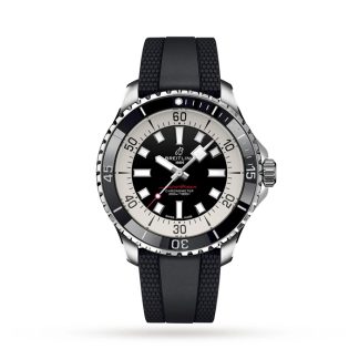 Montre Breitling Superocean Automatic 44 Acier inoxydable bracelet caoutchouc A17376211B1S1