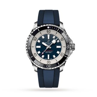 Montre Breitling Superocean Automatic 44 Acier inoxydable bracelet caoutchouc A17376211C1S1
