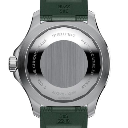 Montre Breitling Superocean Automatic 44 Acier inoxydable bracelet caoutchouc A17376A31L1S1 – Image 2