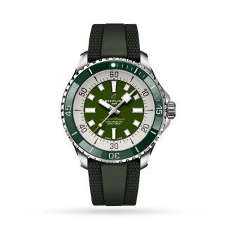 Montre Breitling Superocean Automatic 44 Acier inoxydable bracelet caoutchouc A17376A31L1S1