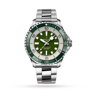 Montre Breitling Superocean Automatic 44 Acier inoxydable vert A17376A31L1A1
