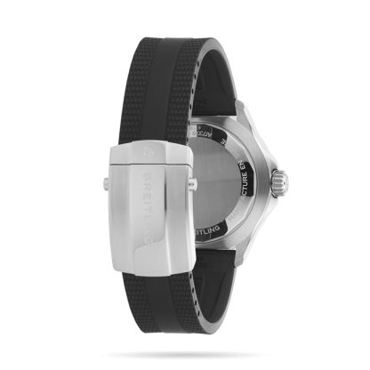 Montre Breitling Superocean Automatic 46 Acier inoxydable bracelet caoutchouc A17378211B1S1 – Image 4