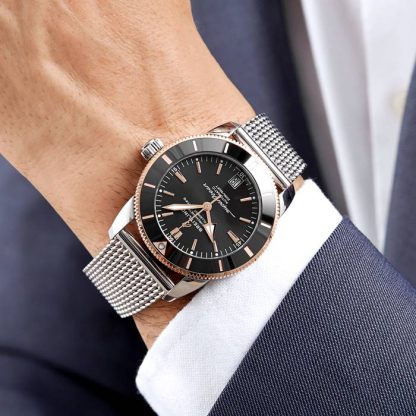 Montre Breitling Superocean Heritage B20 Automatic 42 en acier inoxydable UB2010121B1A1 – Image 5