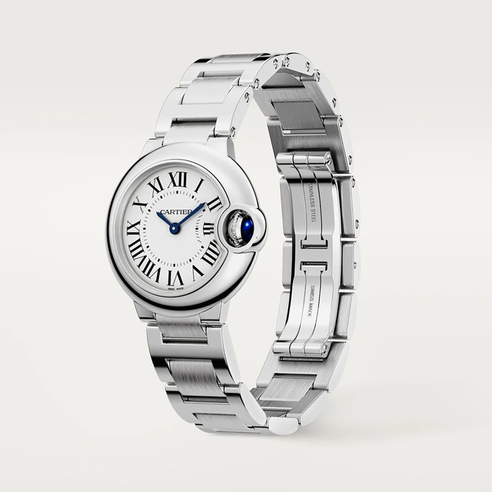 Montre Cartier Ballon Bleu De Cartier 28mm Mouvement Quartz Boîtier Acier WSBB0073 – Image 2