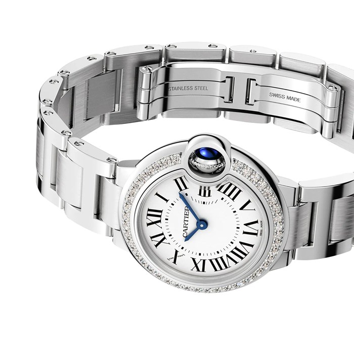 Montre Cartier Ballon Bleu De Cartier 28mm Mouvement Quartz W4BB0030 – Image 5