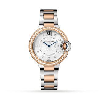 Montre Cartier Ballon Bleu De Cartier 33mm Mouvement mécanique à remontage automatique Acier Or Rose W3BB0023