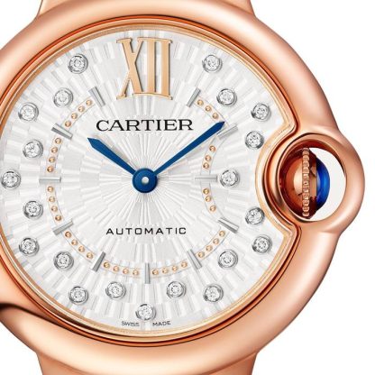 Montre Cartier Ballon Bleu De Cartier 33mm Mouvement mécanique à remontage automatique Or Rose WGBB0052 – Image 4