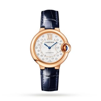 Montre Cartier Ballon Bleu De Cartier 33mm Mouvement mécanique à remontage automatique Or Rose WGBB0052