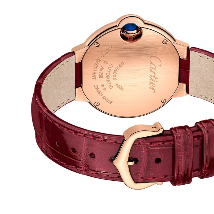 Montre Cartier Ballon Bleu De Cartier 33mm Mouvement mécanique à remontage automatique Or Rose WJBB0080 – Image 5