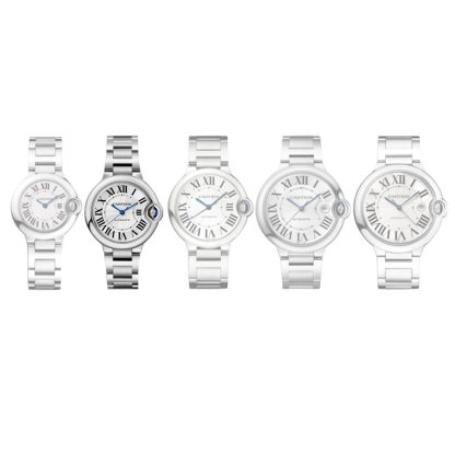 Montre Cartier Ballon Bleu De Cartier 33mm Mouvement mécanique avec remontage automatique Acier WSBB0044 – Image 4