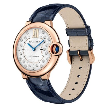 Montre Cartier Ballon Bleu De Cartier 36mm Mouvement mécanique à remontage automatique Or Rose WGBB0053 – Image 3