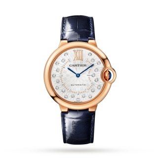 Montre Cartier Ballon Bleu De Cartier 36mm Mouvement mécanique à remontage automatique Or Rose WGBB0053