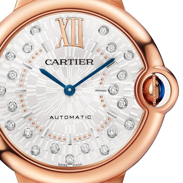 Montre Cartier Ballon Bleu De Cartier 36mm Mouvement mécanique à remontage automatique Or Rose WGBB0053 – Image 5