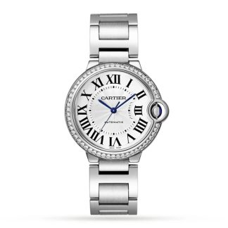 Montre Cartier Ballon Bleu De Cartier 36mm Mouvement mécanique avec remontage automatique Acier W4BB0024