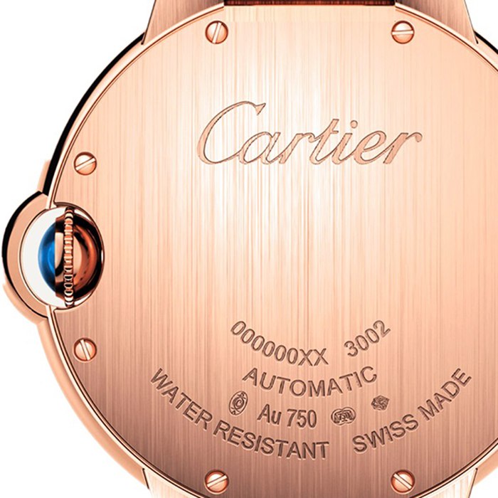 Montre Cartier Ballon Bleu De Cartier 36mm Mouvement mécanique avec remontage automatique Or Rose Diamants WJBB0064 – Image 3