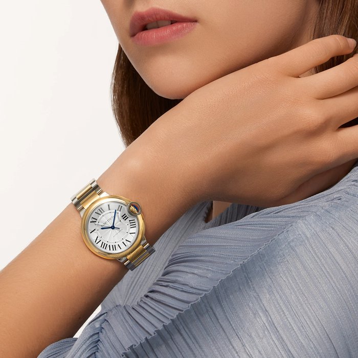 Montre Cartier Ballon Bleu De Cartier 36mm Remontage Automatique Boîtier Acier W2BB0038 – Image 5