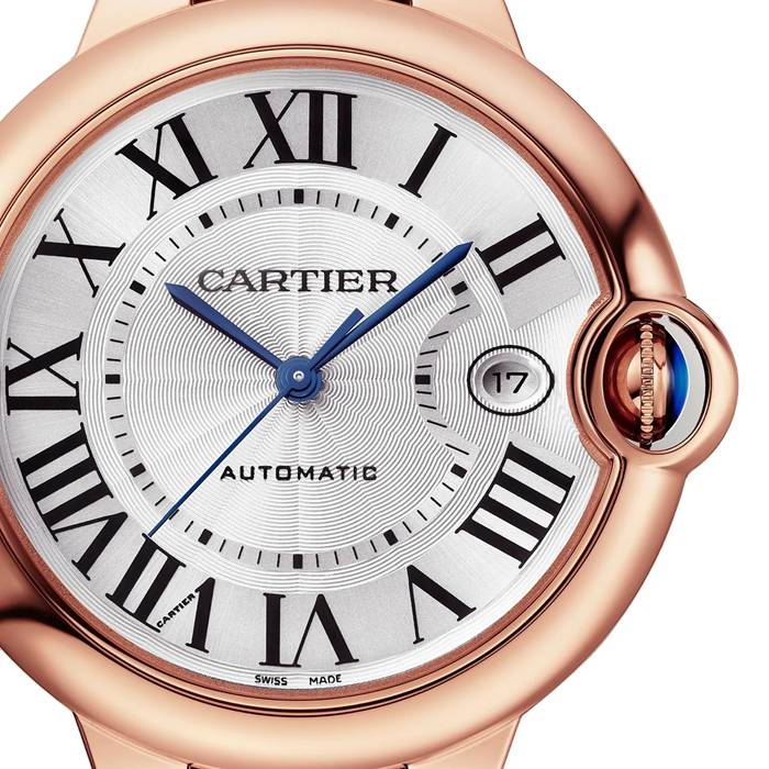 Montre Cartier Ballon Bleu De Cartier 40mm Mouvement Automatique Or Rose WGBB0039 – Image 2
