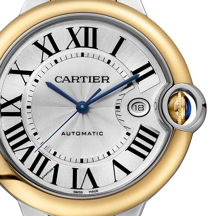 Montre Cartier Ballon Bleu De Cartier 42mm Mouvement Mécanique à Remontage Automatique Boîtier Acier W2BB0039 – Image 2
