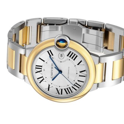 Montre Cartier Ballon Bleu De Cartier 42mm Mouvement Mécanique à Remontage Automatique Boîtier Acier W2BB0039 – Image 4