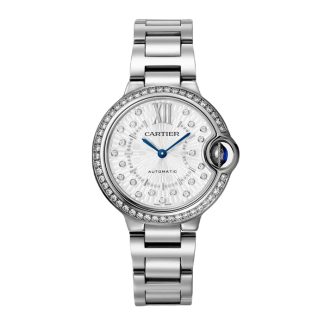 Montre Cartier Ballon Bleu de Cartier 33 mm mouvement mécanique à remontage automatique W4BB0035
