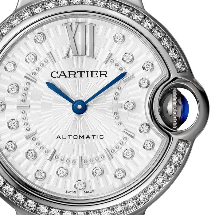 Montre Cartier Ballon Bleu de Cartier 33 mm mouvement mécanique à remontage automatique W4BB0035 – Image 5