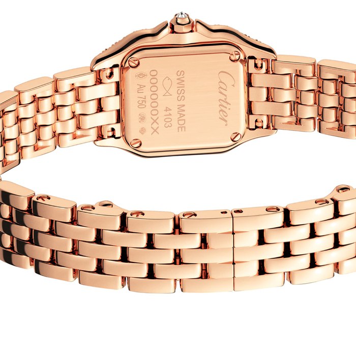 Montre Cartier Panthère De Cartier Mini Modèle Mouvement Quartz Or Rose WJPN0045 – Image 2