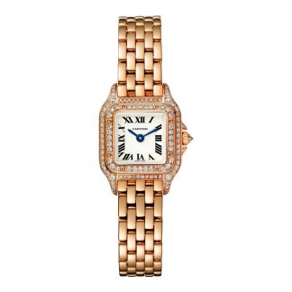 Montre Cartier Panthère De Cartier Mini Modèle Mouvement Quartz Or Rose WJPN0045