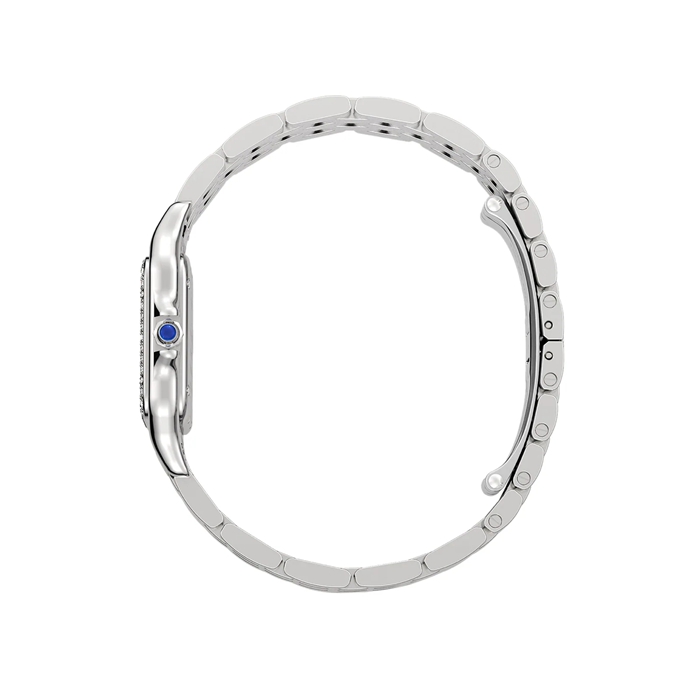 Montre Cartier Panthère De Cartier Modèle Medium Mouvement Quartz Acier Diamants W4PN0018 – Image 4