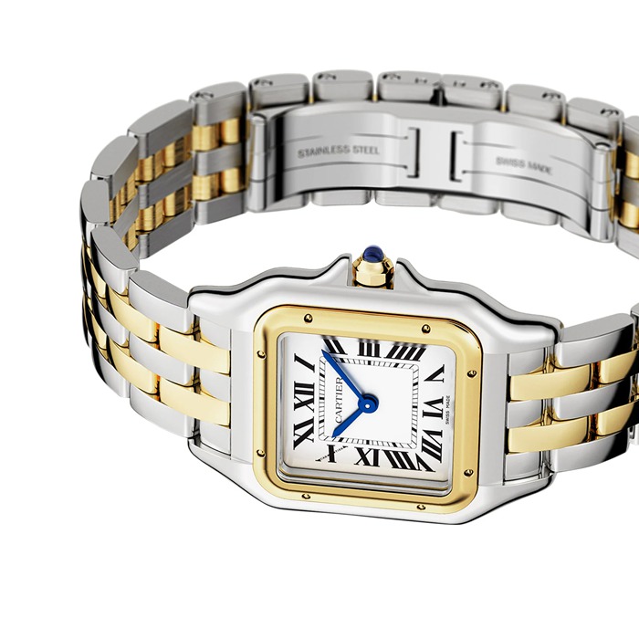 Montre Cartier Panthère De Cartier Modèle Medium Mouvement Quartz Or Jaune Acier W2PN0014 – Image 4