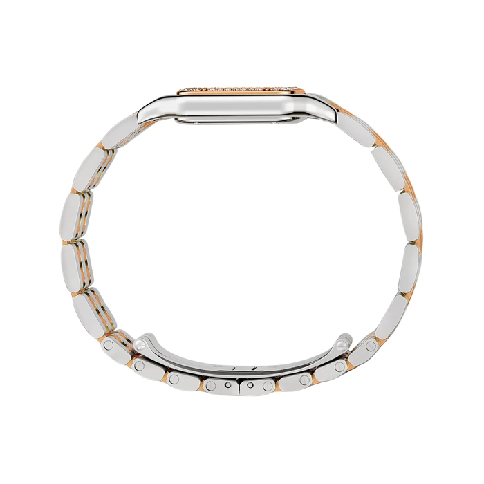 Montre Cartier Panthère De Cartier Modèle Medium Mouvement à quartz Or Rose Acier Diamants W3PN0010 – Image 5