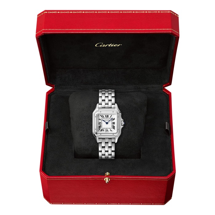 Montre Cartier Panthère De Cartier Modèle Moyen Mouvement Quartz Acier WSPN0007 – Image 3