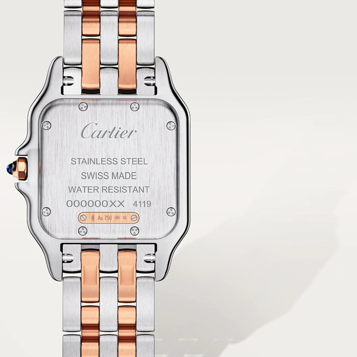 Montre Cartier Panthere De Cartier Modèle Moyen Mouvement Quartz Boîtier En Or Rose W3PN0015 – Image 3