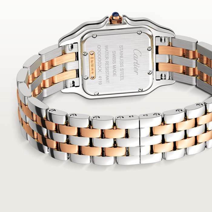 Montre Cartier Panthere De Cartier Modèle Moyen Mouvement Quartz Boîtier En Or Rose W3PN0015 – Image 4