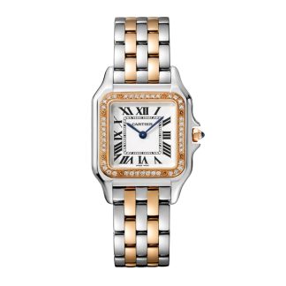 Montre Cartier Panthere De Cartier Modèle Moyen Mouvement Quartz Boîtier En Or Rose W3PN0015