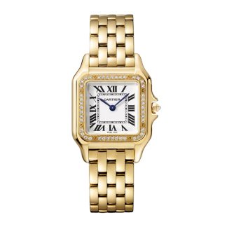 Montre Cartier Panthère De Cartier Moyen Modèle Mouvement Quartz Or Jaune Diamants WJPN0016