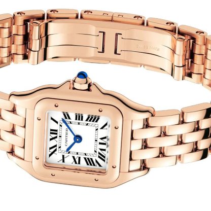 Montre Cartier Panthere De Cartier Petit Modèle Mouvement Quartz Boîtier En Or Rose WGPN0006-OWN – Image 4