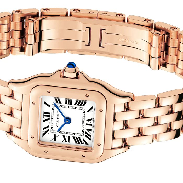 Montre Cartier Panthere De Cartier Petit Modèle Mouvement Quartz Boîtier En Or Rose WGPN0006-OWN – Image 4
