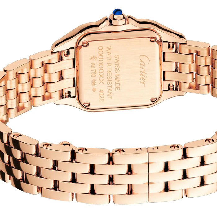 Montre Cartier Panthere De Cartier Petit Modèle Mouvement Quartz Boîtier En Or Rose WGPN0006-OWN – Image 5