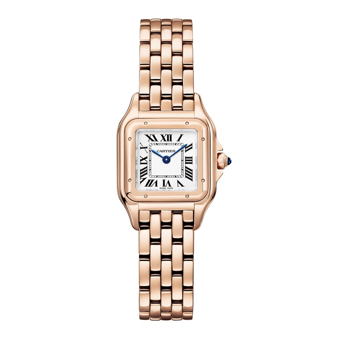 Montre Cartier Panthere De Cartier Petit Modèle Mouvement Quartz Boîtier En Or Rose WGPN0006-OWN