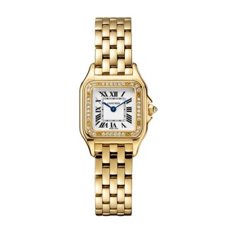 Montre Cartier Panthere De Cartier Petit Modèle Mouvement Quartz Or Jaune Diamants WJPN0048