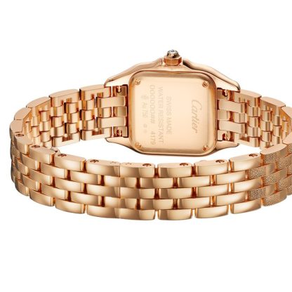 Montre Cartier Panthère De Cartier Petit Modèle Mouvement Quartz Or Rose WJPN0058 – Image 3
