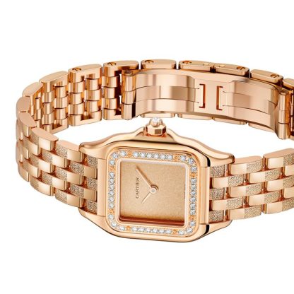 Montre Cartier Panthère De Cartier Petit Modèle Mouvement Quartz Or Rose WJPN0058 – Image 5