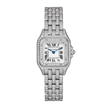 Montre Cartier Panthère De Cartier Petit Modèle Mouvement à Quartz Boîtier Or Blanc Rhodié HPI01129 – Image 2
