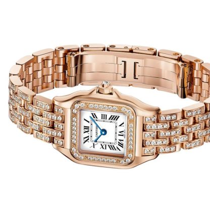 Montre Cartier Panthere De Cartier Petit Modèle Mouvement à Quartz Or Rose WJPN0061 – Image 5