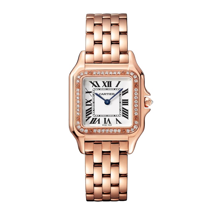 Montre Cartier Panthere de Cartier moyen modèle mouvement à quartz Boîtier en or rose WJPN0088 – Image 2