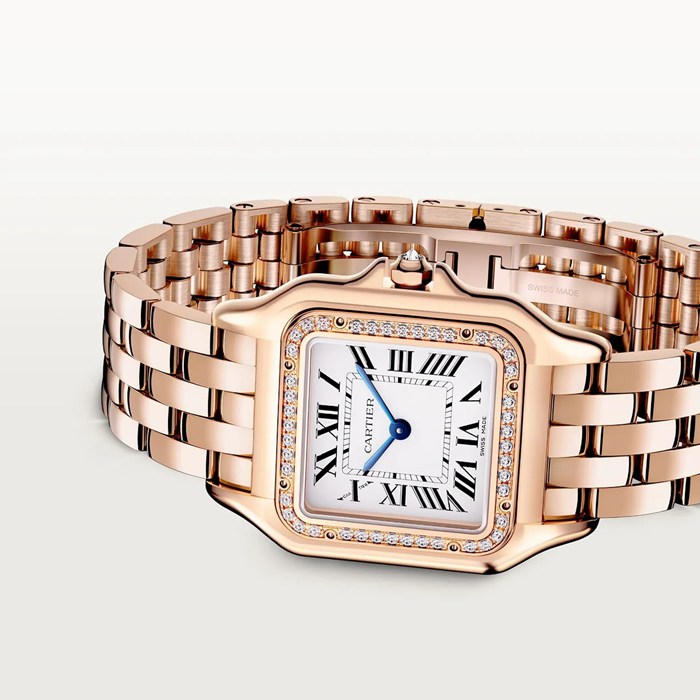 Montre Cartier Panthere de Cartier moyen modèle mouvement à quartz Boîtier en or rose WJPN0088 – Image 3